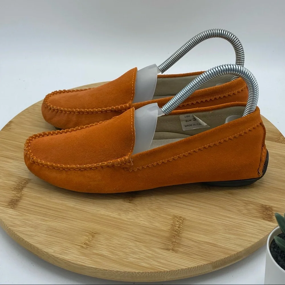 French Sole FS/NY || Carrot Moccasins; Size 5 1/2 - Picture 11 of 17